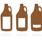 CRAFT BEER and GROWLER LABELS